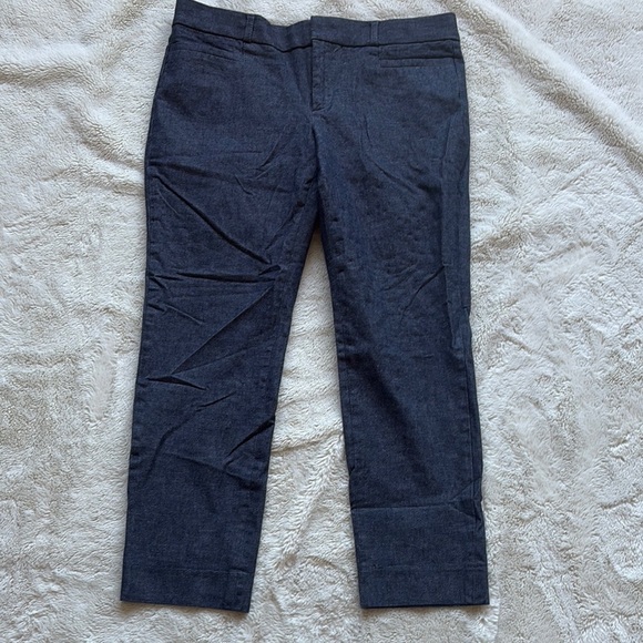 Banana Republic Navy Straight-Leg Pants – Size 6P | Classic | Preppy Capsule - Picture 1 of 6